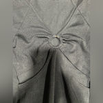 Topshop NEW  Black O-Ring Cut Out Long Sleeve Ribbed Bodysuit 0/2 Photo 2