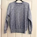 Aerie Floral Print Sweatshirt Pullover Crew Neck Comfy Casual XS Distressed Photo 13