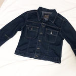 Marithe Francois Girbaud Size M Denim Jacket Jean Dark Wash Blue Unisex Vintage Size M Photo 0