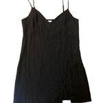 Isalis black small floral print sleeveless mini shift dress size M Photo 12