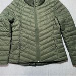 Old Navy Water Resistant Narrow Channel Puffer Jacket Size XS Petite in Olive Photo 2