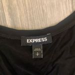 EXPRESS  black top with tie bottom size S Photo 1
