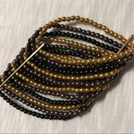 Black brown and gold bracelet Photo 0