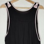 Kate Spade Kate Spade New York Womens XL Pink Bow Jersey Knit Sleeveless Black Chemise Photo 6