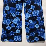 Area Stars New Floral Print Work Pants Trousers Hannah Black Blue Size XL Photo 9