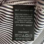 Strut & Bolt Elegant Striped Ruffle Blouse Photo 6