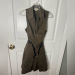 L'Agence L’agence Sima Mini Shirt Dress in Pine 6 Photo 1