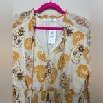 Bishop and Young NWT Marmot Boho Paisley Smocked Waist Dress L Photo 3