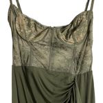 Katie May  Willow Olive Green Lace Bustier Maxi Formal Gown Dress Sz XL Photo 7