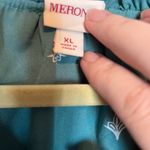 Merona  Green Sleeveless Top Blouse Womens Size‎ XL Tie Neck Office Work Summer Photo 2