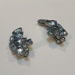 Pretty Light Blue Rhinestone / Silver Tone Clip Photo 8