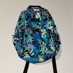 Vera Bradley “Camofloral” Blue Lighten Up Campus Backpack School 16” Large Photo 0