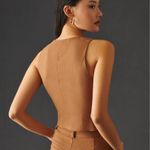 Favorite Daughter Vest Camel Pinstripe M Brown Size M Photo 2