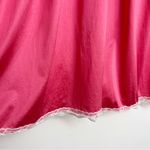 Vanity Fair  Vintage Elegant Pink Lace Trim Nightgown Photo 2