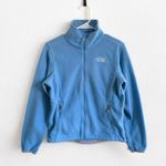 The North Face Blue Fleece Full Zip Long Sleeves Jacket Small Photo 0