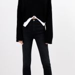 ZARA Faded Black Vintage Warm Skinny Jeggings Jeans Photo 1