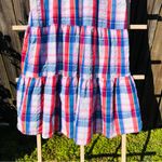 Peyton & Parker Red, White, and Blue Checked Sleeveless Dress M Red Size M Photo 4