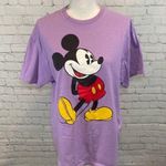 Disney  T-Shirt 100% Cotton Mickey Mouse Purple-Large Photo 0