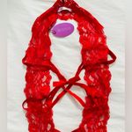 Christmas Lingerie Avid Love Deep V Teddy Red Size M Photo 3
