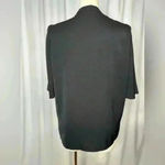Source Unknown Women's Black Short Sleeve Blouse (570) Photo 1