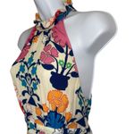 Anthropologie  PLENTY BY TRACY‎ REESE Turkish Floral Romper EUC Size Small Photo 3