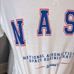 NASA White Short Sleeve Tie Front T Photo 1
