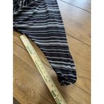 Sadie & Sage Women Size‎ Small V Neck Crop Top Full Long Sleeves Runched Stretch Photo 6