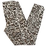 joe's jeans Like New The Charlie High Rise Skinny Ankle Animal Print Size 27 Photo 0