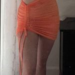 SheIn Orange Cut-Out Mini Dress Photo 0