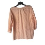 Barbour Size 8 Pink Overboard Eyelet embroidered 3/4 Sleeve Blouse Photo 4
