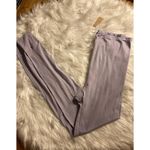 SKIMS  size 3X  lace pointelle logo leggings NWT lavender purple lace trim Photo 8