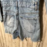 ZARA Denim Medium Wash Long Sleeve Romper One Piece Utility Womens Size XS Photo 5