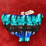 NEW Women's Island Escape Swim bikini Bottoms Size 12 Blue Turquoise Photo 1