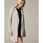 J.Crew NWT Juliette in Heather Dove Gray Collarless Open Sweater Blazer XXS 2XS Photo 2