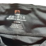 Free Country MPG Womens Black Athletic Workout Leggings Mesh Panels Photo 1