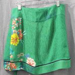 Alexis Brisa Set Green Floral Blouse & Mini Skirt Size M & L Photo 9