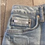 Calvin Klein Size 27 Distressed Y2K 90s Denim Skirt Photo 3