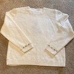 Alfred Dunner Cream Chenille Christmas Tree Appliqué Embellished Sweater PXL Photo 8