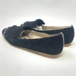 Boden Melody Suede Loafers Black & Pewter Fringe Flats Size 36 / US 5.5 Photo 7
