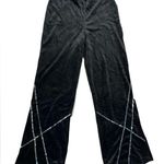 Amy Byer 90s Vintage Y2K Velvet Sequin Flared Pull On Pants Size 16.5 Photo 0