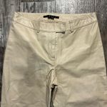 Theory  100% Leather Beige Flared Pants Size 2 Photo 13