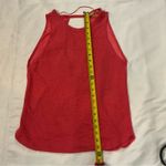 ZARA Basics Texture Front Sheer Back Tank Blouse S Preppy Coconut Girl Festival Photo 6