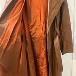 Vintage 70s Suburban Heritage Leather Belted Coat Jacket Photo 7