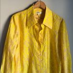 L'Agence  Jayleen Blouse In Lemon Tonic Multi Python Snake Large Photo 5