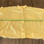Urban Outfitters  Kenny Button-Down long sleeve oversized baggy yellow Shirt S Photo 8