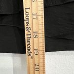 BCBGMAXAZRIA  Skirt Womens 4‎ Black Ruffle Front Y2K 90s Vintage Grunge Gothic Photo 5