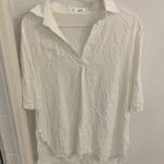 Ekouaer White Beach Shirt Photo 0