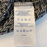 Lands End Knit Dress Black White Geometric Fit Flare Knee Length Sz 8 Sleeveless Photo 11