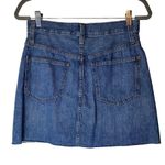 Madewell Rigid Denim A-Line Mini Skirt in Lakeline Wash Eco Edition 27 Photo 2
