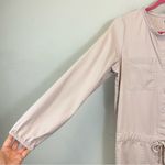 Aerie  Denim Long Sleeve Utility Twill Jumpsuit Size‎ XS Photo 3